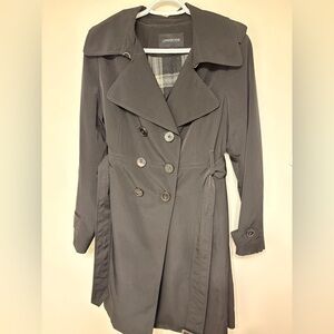 London Fog Women's Charcoal Trench Coat